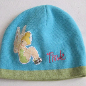 DISNEY Tink Beanie Girls One Size Tinkerbell Hat